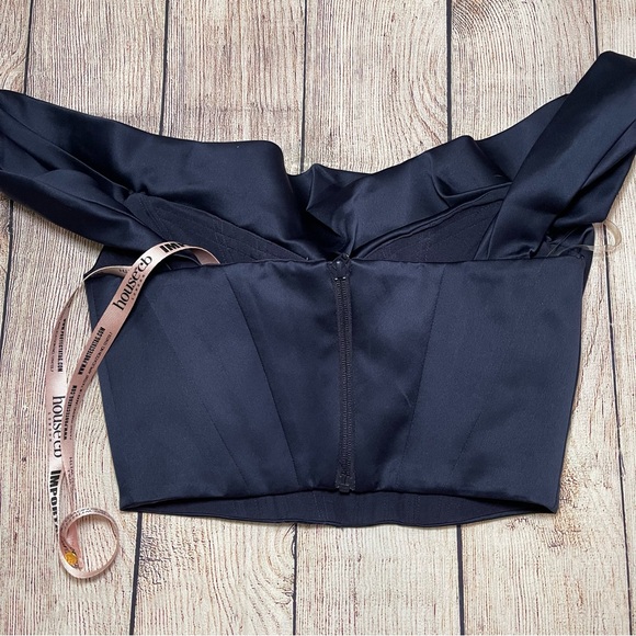 NWT House Of CB Carella Satin Draped Corset - Picture 6 of 9